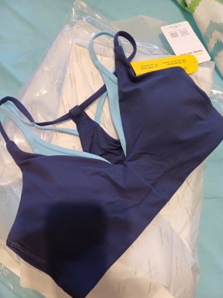 Top deportivo Glowmode azul Talla S nuevo