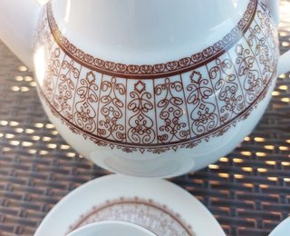 Juego café antiguo Bidasoa de 1969 + 6 tazas y mas