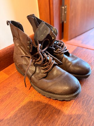Botas de cuero marrones Primichi
