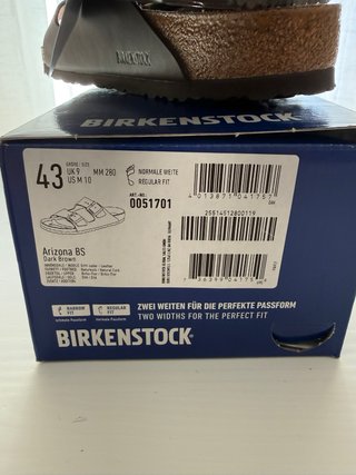 Sandalias Birkenstock Arizona BS Marrón Nuevas