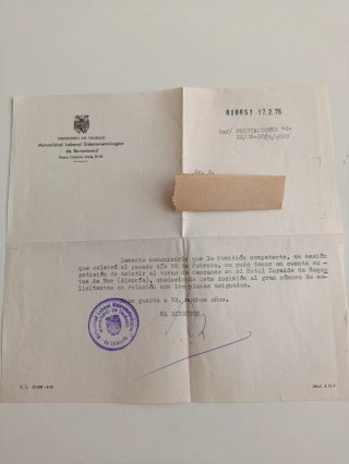 Documento Histórico 1976 - Ministerio de Trabajo