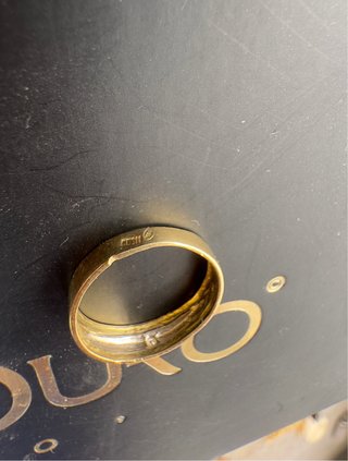 Anel de Ouro 18k com Zircônia