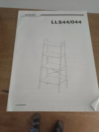 Estantería Escalera Madera y Metal