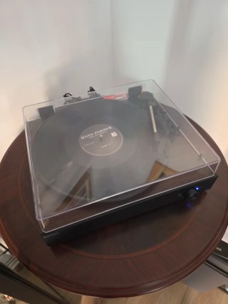 Tocadiscos Audizio RP325w Negro/Marrón