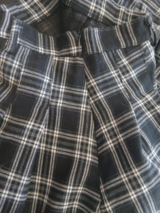 Falda de cuadros estilo alternativo