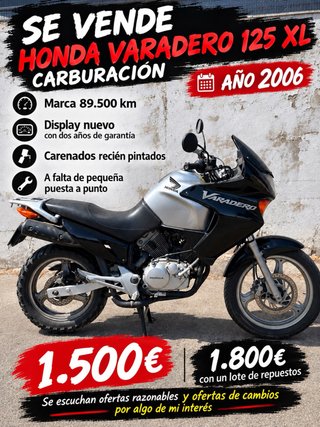 Honda Varadero 125 XL (carburación)