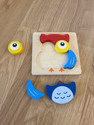 Lote de Puzzles de Madera para Bebés