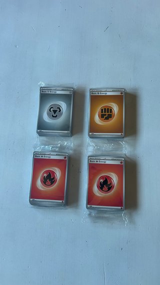 Cartas de Energía Pokémon (4 unidades)