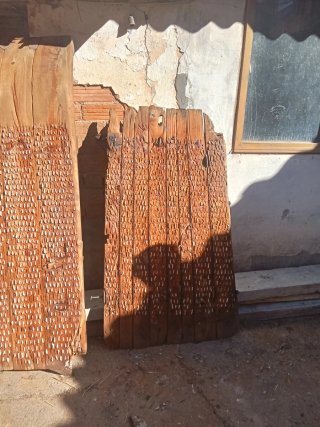 3 Trillos Antiguos de Madera