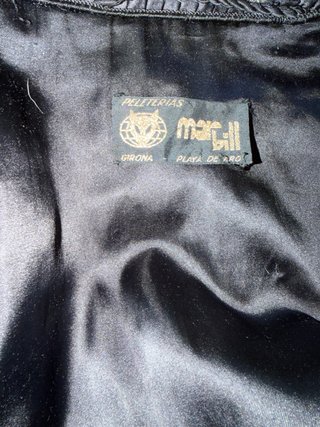 Chaquetón de Astracán Marc All Gris Talla Única