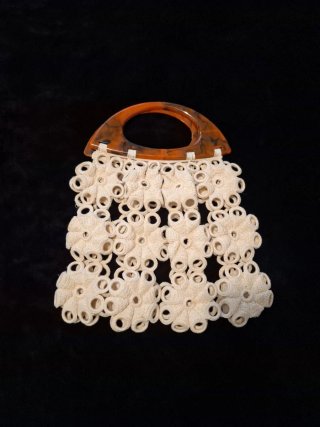 Bolso de Ganchillo con Asas de Carey
