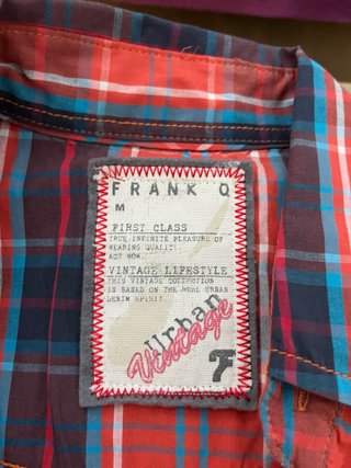 Camisa FRANK Q Manga Corta Talla M