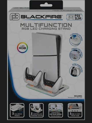 BLACKFIRE Multifunción Carga PS5 Slim RGB LED