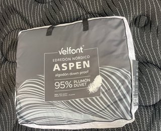 Nórdico Aspen 95% Plumón 150x220/90 Nuevo.