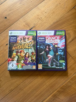 Xbox 360 Kinect Dance Central + Kinect Adventures