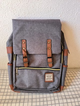 Mochila Vintage gris