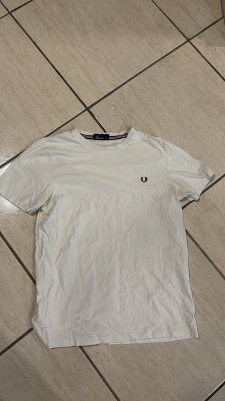 Camiseta Fred Perry Blanca Talla M