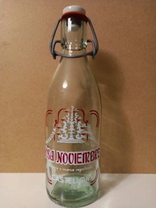 Botella Gaseosa Rosa Noviembre Castellón