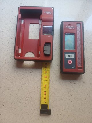 Receptor Láser Hilti PMA31+Soporte protector PRA81