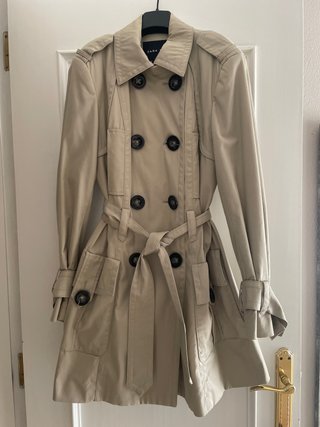 Gabardina Zara Beige Talla M