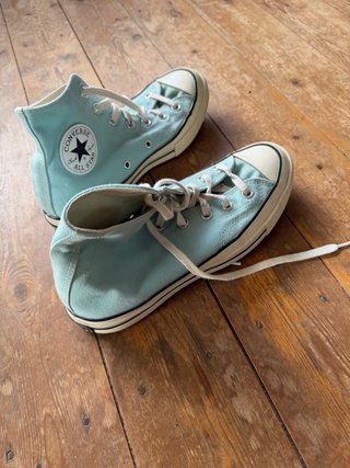 Zapatillas Converse Altas Turquesa