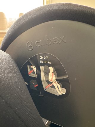 Silla de coche Cybex M-Fix Gold Line. Grup 1 y 2 3