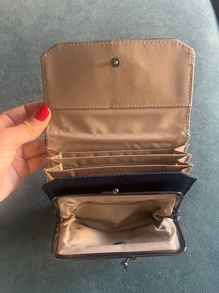 Monedero Azul Stradivarius