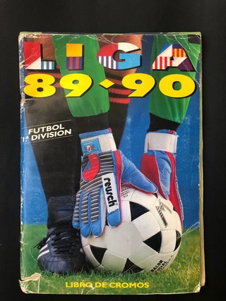 Álbum Cromos Liga 89-90 Fútbol 1ª División