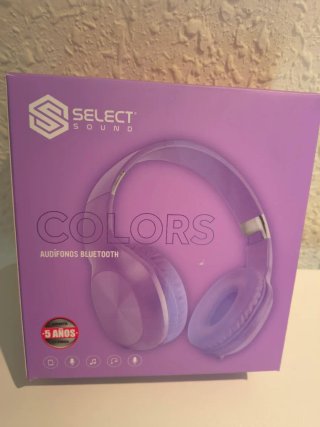 Auriculares Bluetooth Select Sound Violeta.  68