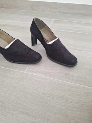 Zapatos Negros de Tacón Talla 41