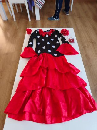 Disfraz de Sevillana con Accesorios