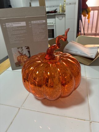 Calabaza Decorativa con Luz LED