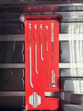 Milwaukee Juego 4 Palancas Pry Bar Set