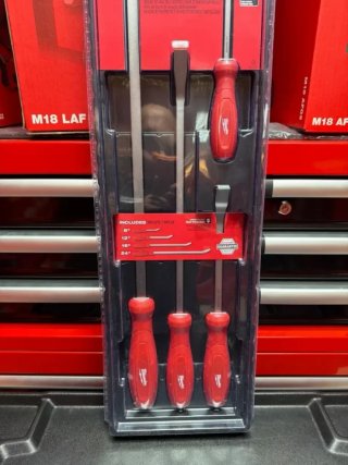 Milwaukee Juego 4 Palancas Pry Bar Set