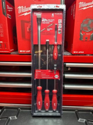 Milwaukee Juego 4 Palancas Pry Bar Set