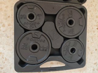 Kit Mancuernas 20kg Bodybuilding Decathlon
