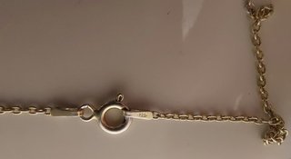 Colgante vintage de oro y aguamarina S.M. de 1950