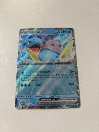 Carta Pokémon Lapras ex