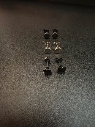 Set de 3 pares de pendientes