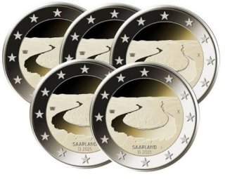 Alemania 🇩🇪 2 euros 2025 - Meandro (5 cecas)