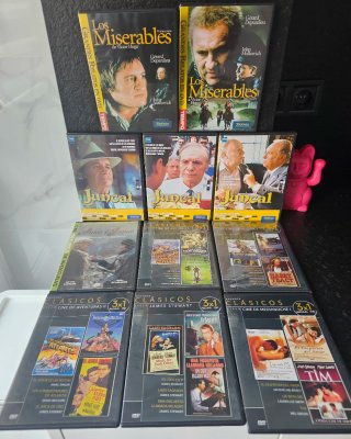 Lote de 12 Películas y Series en DVD