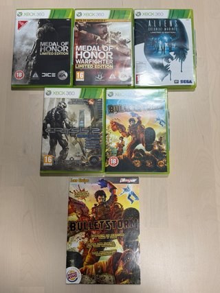 Pack 5 Videojuegos Xbox 360