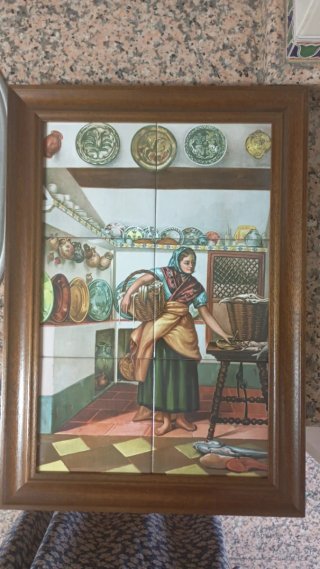 Quadro di piastrelle Pescadera
