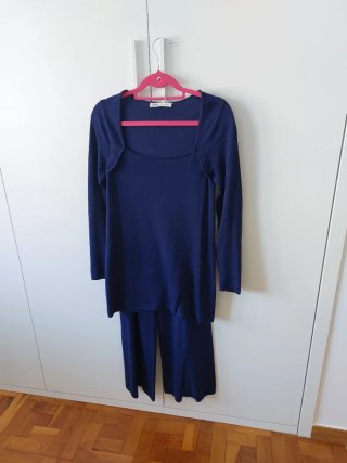 Conjunto de punto azul Zara