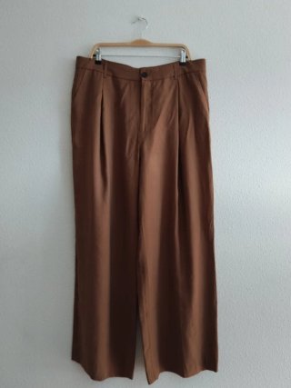 Zara: pantalón wide leg -XXL-