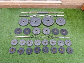 Pesas Gimnasio Salter y Atomic