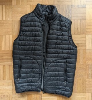 Chaleco acolchado negro