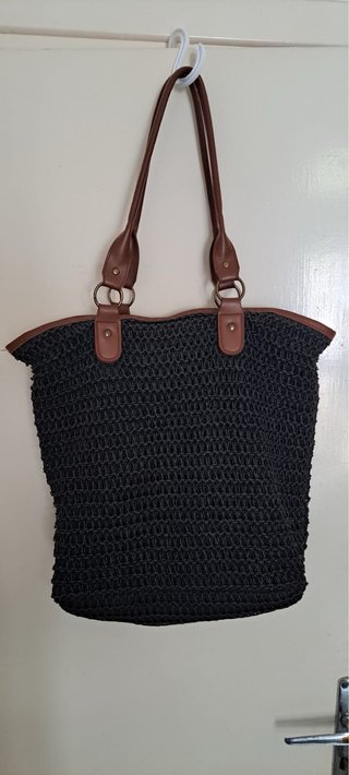Borsa a spalla intrecciata