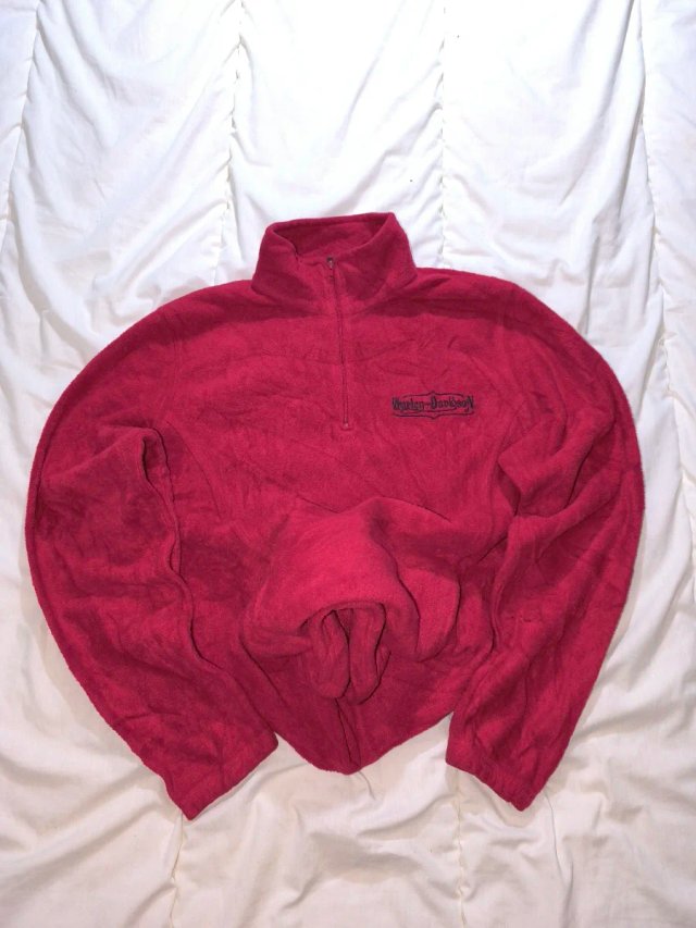 Forro Polar Harley Davidson Rojo