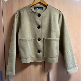 Chaqueta de ante Zara